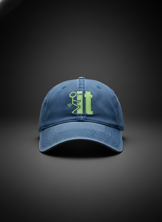 Green F-It Embroidered Dad Hat