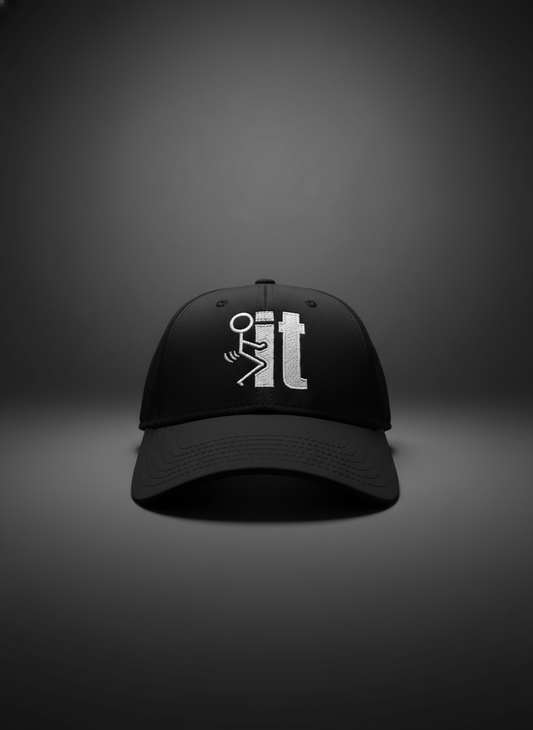 Silver F-It Embroidered Hat