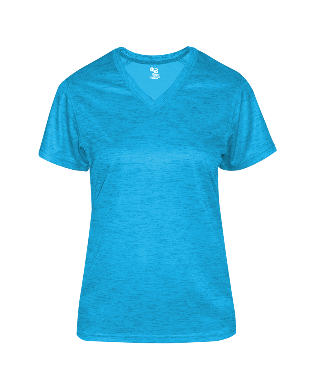 Badger Sport - TONAL BLEND LADIES' V-NECK TEE (417500)