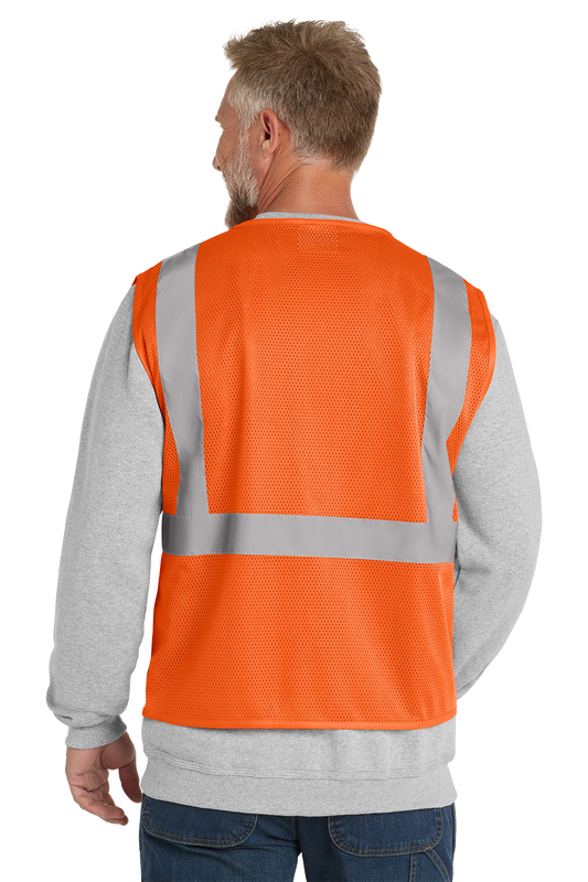 CornerStone® ANSI 107 Class 2 Economy Mesh Zippered Vest (CSV101)
