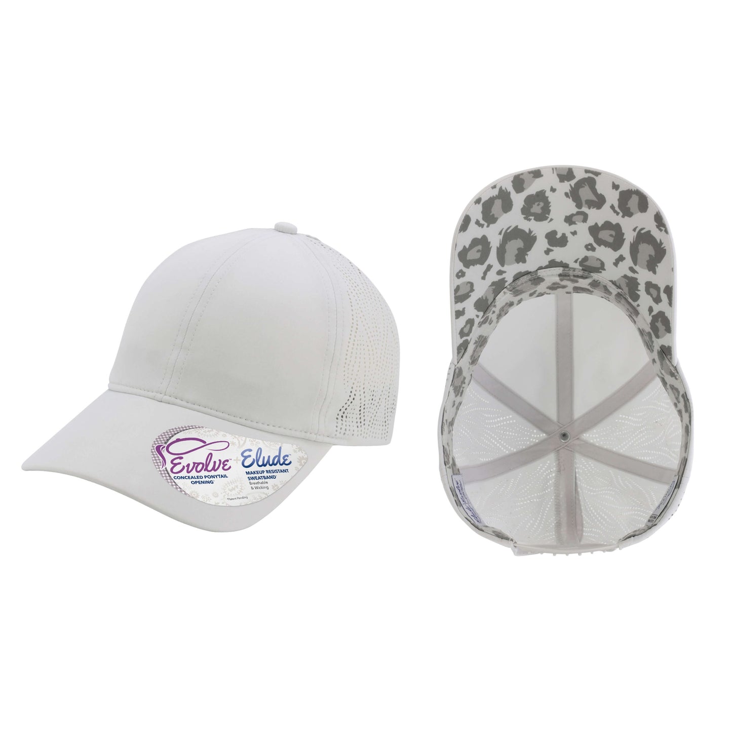 Infinity Her – Gaby – Perforated Performance Cap with Concealed Ponytail Opening
