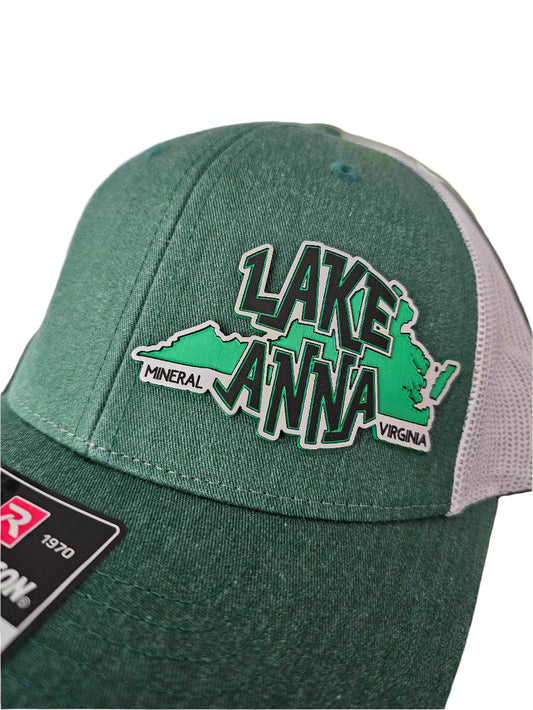 Green cap with 'Lake Anna, Virginia' logo