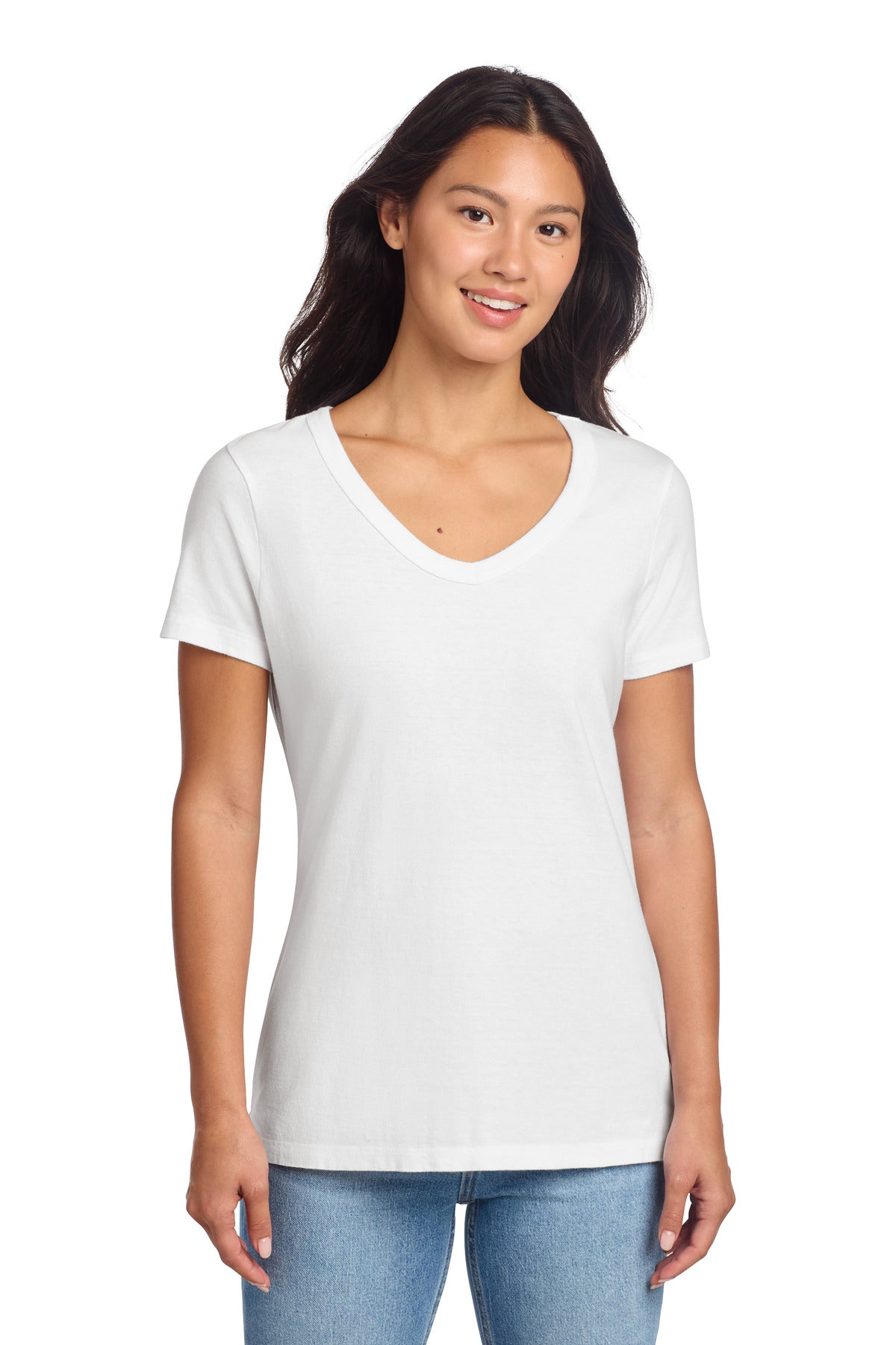 Port & Co - Women's Beach Wash ® Garment-Dyed V-Neck Tee (LPC099V)