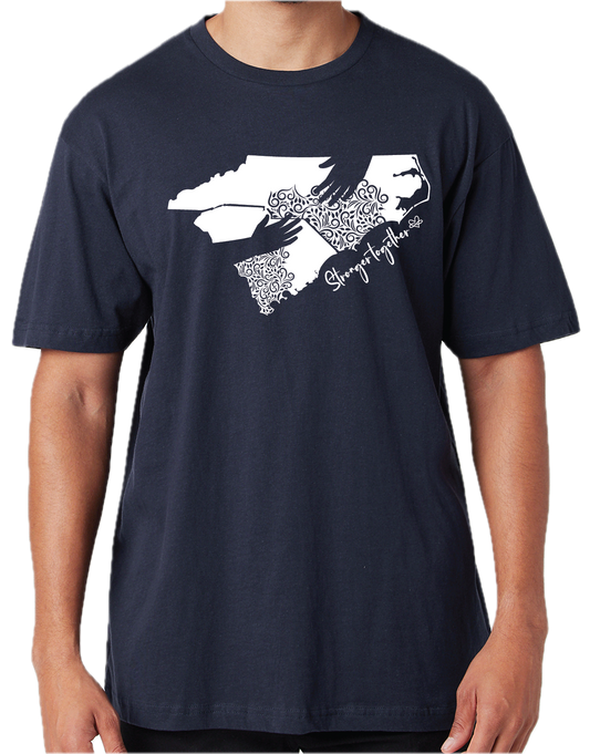 Cotton Heritage Unisex Short Sleeve T-Shirt (MC1040) With Stronger Together DTF Design