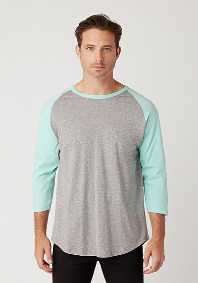 Cotton Heritage - Unisex 3/4 Sleeve Baseball Tee (MC1190)