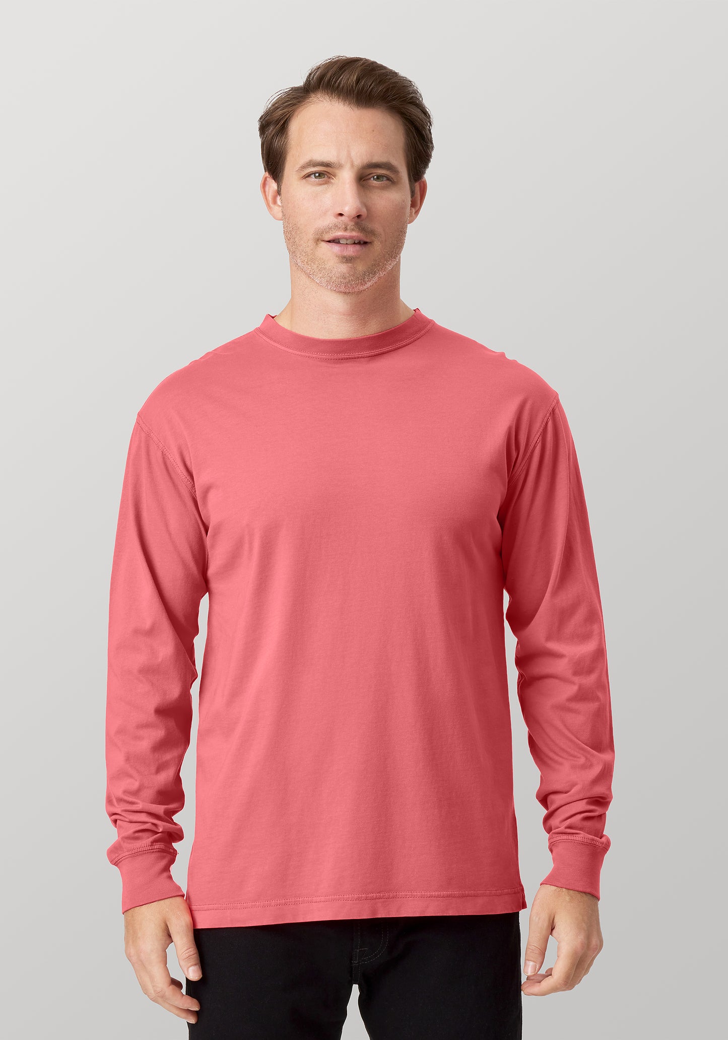 Cotton Heritage Garment Dyed Long Sleeve T-Shirt (OU1964)