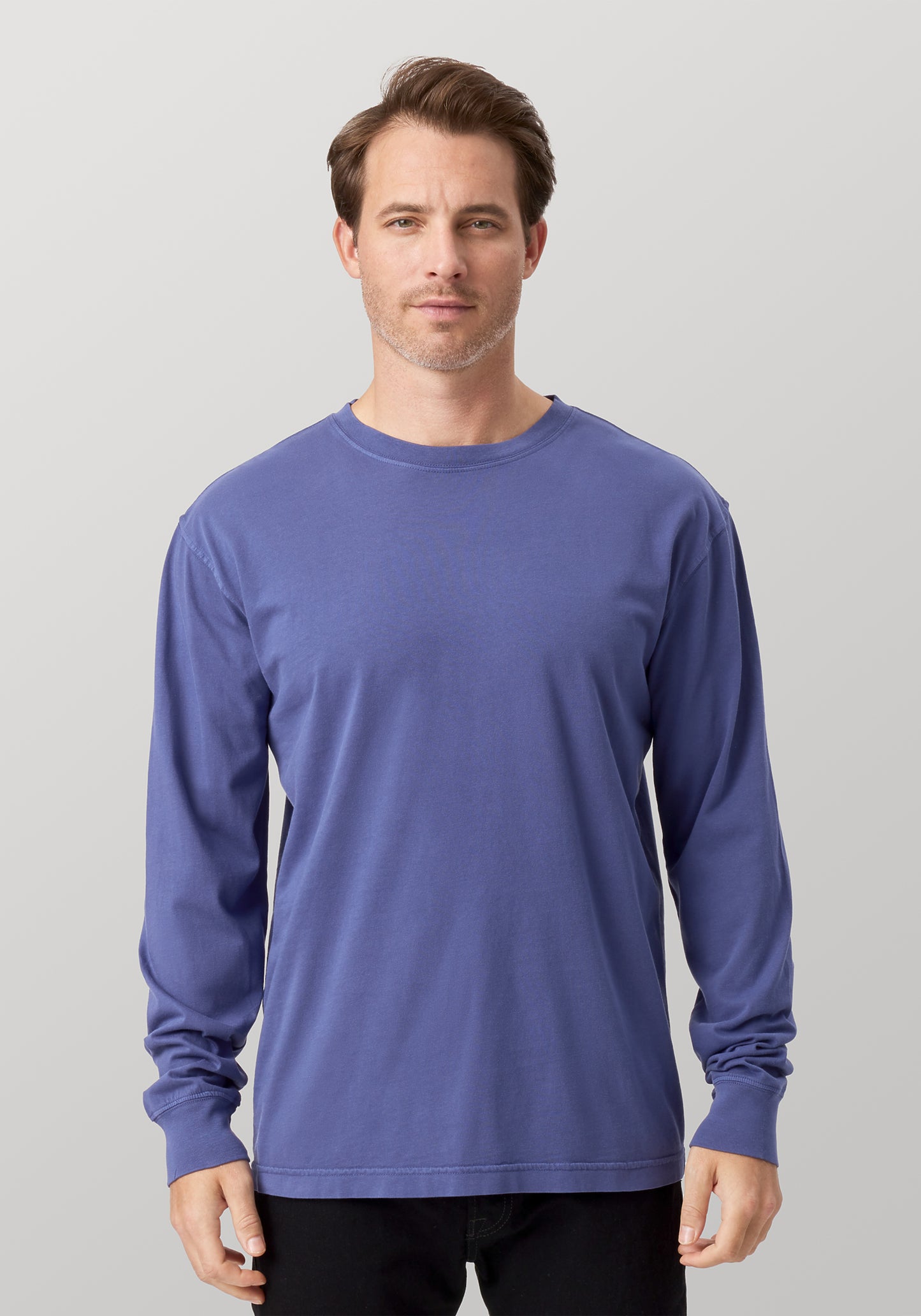Cotton Heritage Garment Dyed Long Sleeve T-Shirt (OU1964)