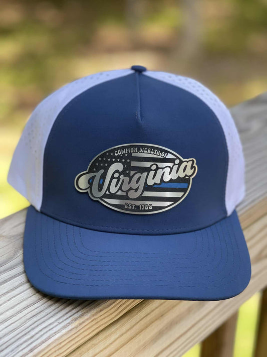Custom Acrylic Patch Hat – Virginia Blue Thinline Edition | Kraft Life
