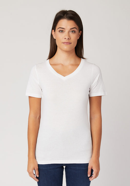 Cotton Heritage - Women's Premium Short Sleeve V-Neck (HC1125)