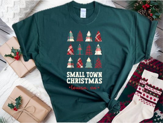 OTTO Unisex Heavyweight Comfy Holiday Designed Tee T-Shirt (651-201) Small Town