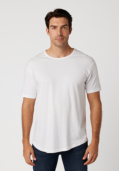 Cotton Heritage - Unisex Drop Tail T-Shirt (MC1050)