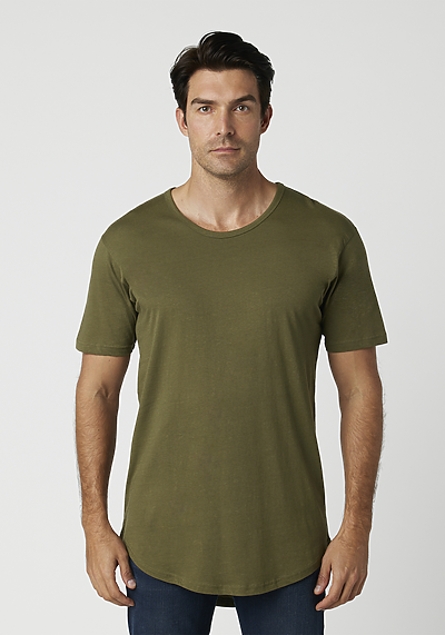 Cotton Heritage - Unisex Drop Tail T-Shirt (MC1050)
