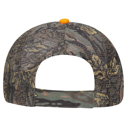 Camouflage 6 Panel Low Profile Mesh Back Trucker Hat (106-752)