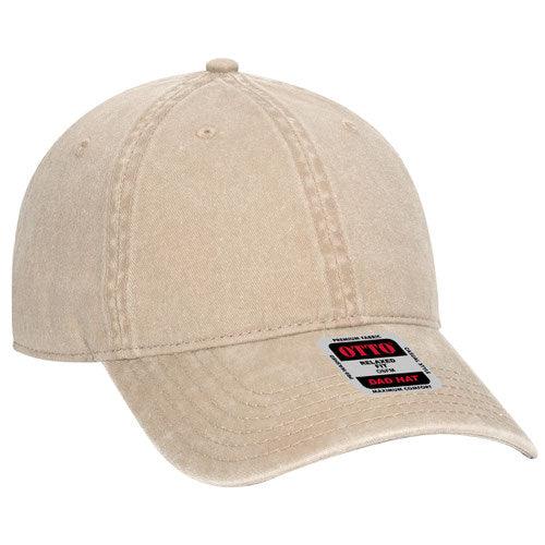 OTTO 6 Panel Low Profile Dad Hat (18-711) - Kraft Life Custom Apparel