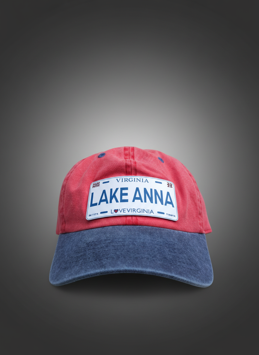 Lake Anna License Plate Dad Hat