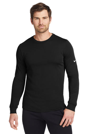 Nike Dri-FIT Cotton/Poly Long Sleeve Tee (NKBQ5230)