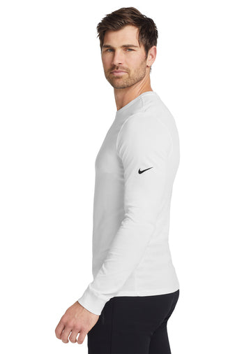 Nike Dri-FIT Cotton/Poly Long Sleeve Tee (NKBQ5230)