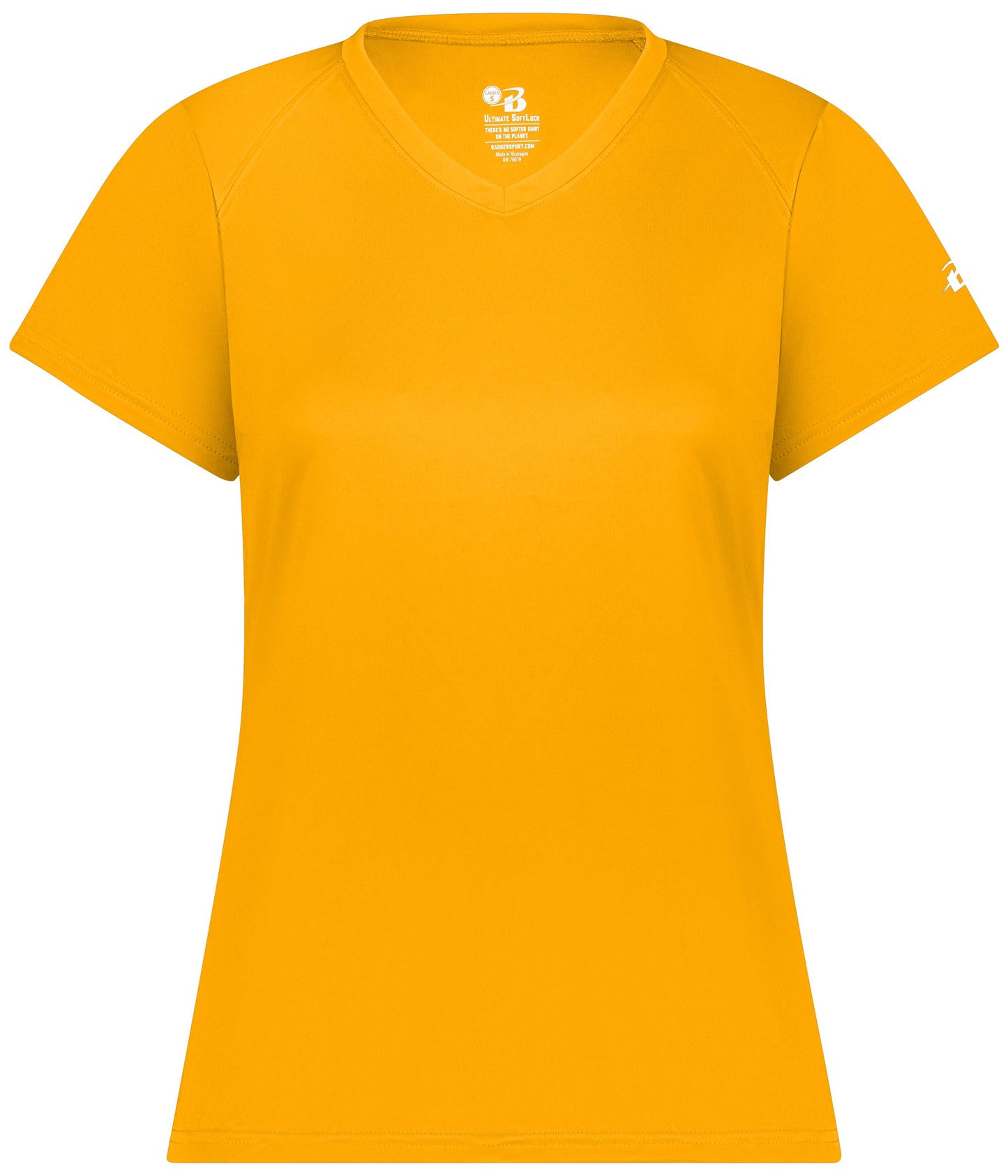 Badger Sport - LADIES ULTIMATE SOFTLOCK V-NECK TEE (406200)