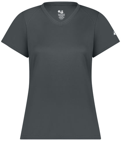 Badger Sport - LADIES ULTIMATE SOFTLOCK V-NECK TEE (406200)