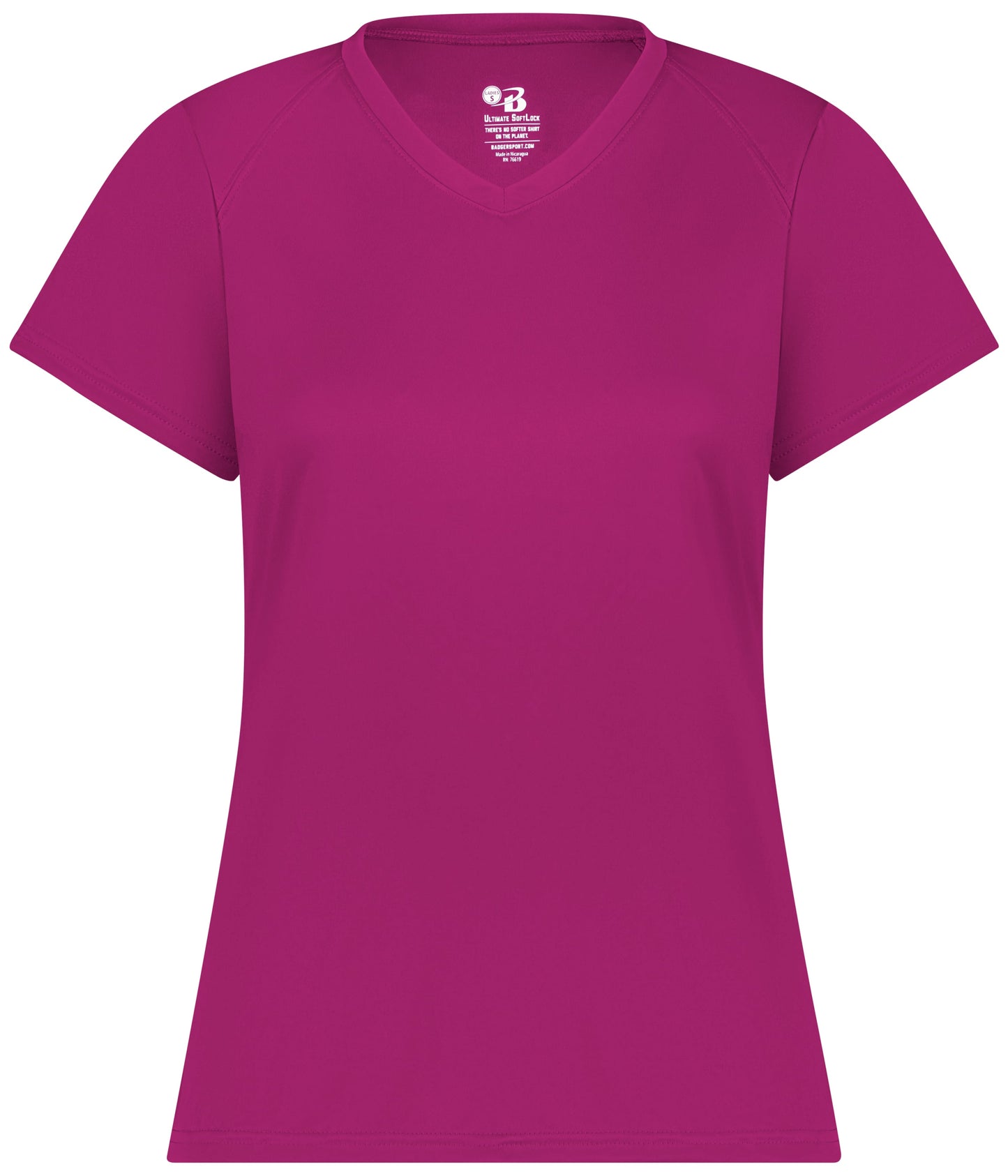 Badger Sport - LADIES ULTIMATE SOFTLOCK V-NECK TEE (406200)