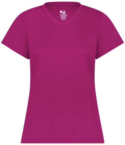 Badger Sport - LADIES ULTIMATE SOFTLOCK V-NECK TEE (406200)