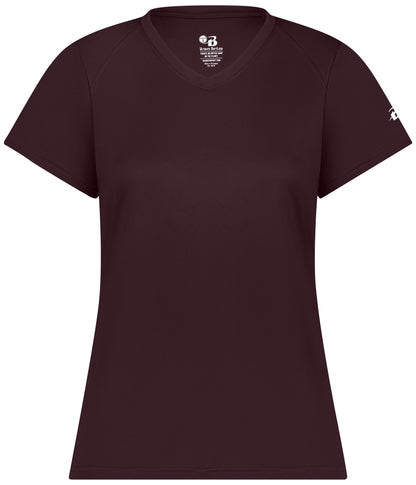 Badger Sport - LADIES ULTIMATE SOFTLOCK V-NECK TEE (406200)