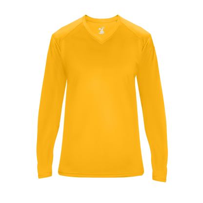 Badger Sport - ULTIMATE LADIES' V-NECK L/S TE (406400)