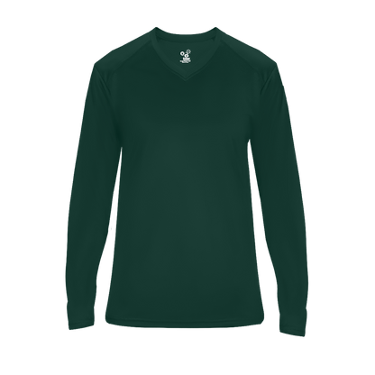 Badger Sport - ULTIMATE LADIES' V-NECK L/S TE (406400)