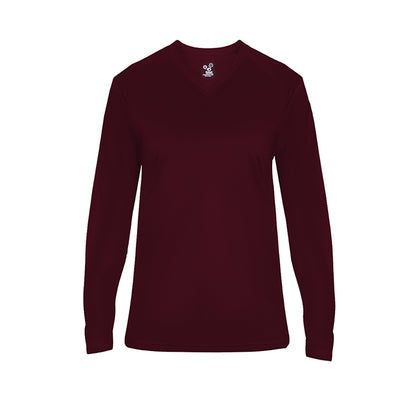 Badger Sport - ULTIMATE LADIES' V-NECK L/S TE (406400)