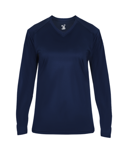 Badger Sport - ULTIMATE LADIES' V-NECK L/S TE (406400)