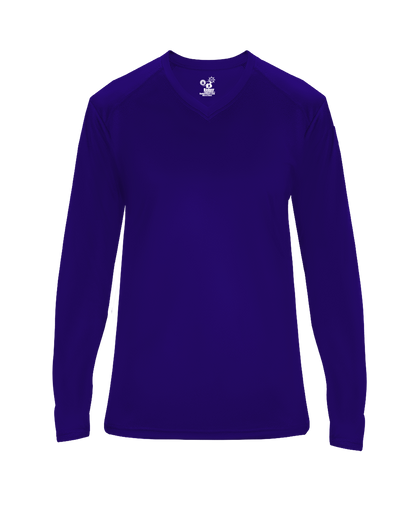 Badger Sport - ULTIMATE LADIES' V-NECK L/S TE (406400)