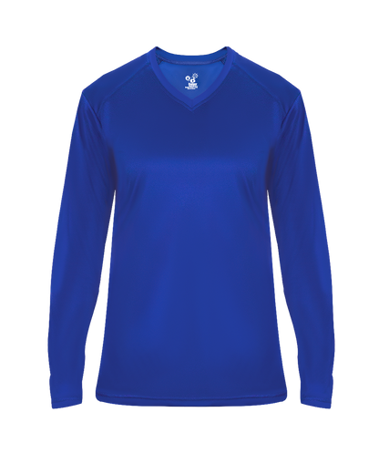 Badger Sport - ULTIMATE LADIES' V-NECK L/S TE (406400)