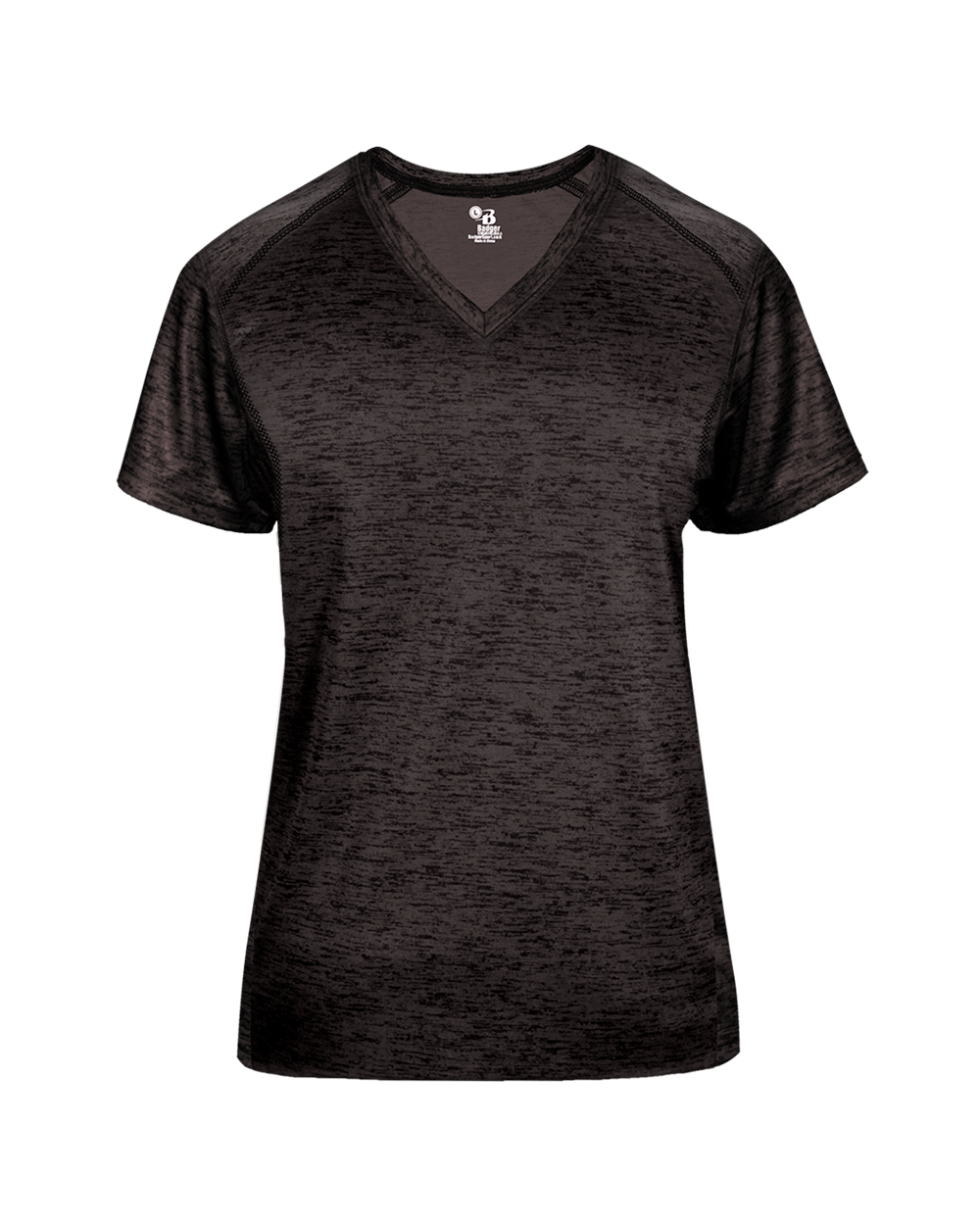 Badger Sport - TONAL BLEND LADIES' V-NECK TEE (417500)