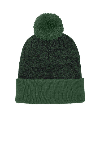 Halftime Heather Pom Beanie (STC68)