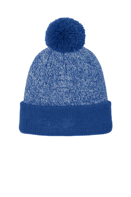 Halftime Heather Pom Beanie (STC68)