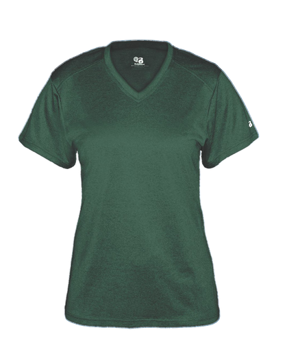 Badger Sport - PRO HEATHER LADIES' V-NECK TEE (436200)