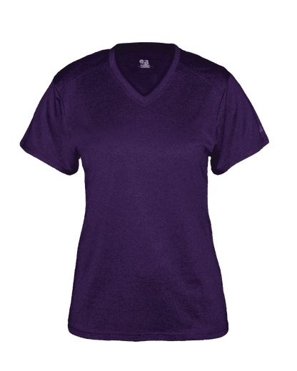 Badger Sport - PRO HEATHER LADIES' V-NECK TEE (436200)