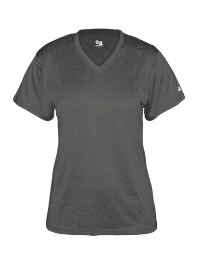 Badger Sport - PRO HEATHER LADIES' V-NECK TEE (436200)