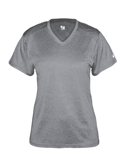 Badger Sport - PRO HEATHER LADIES' V-NECK TEE (436200)