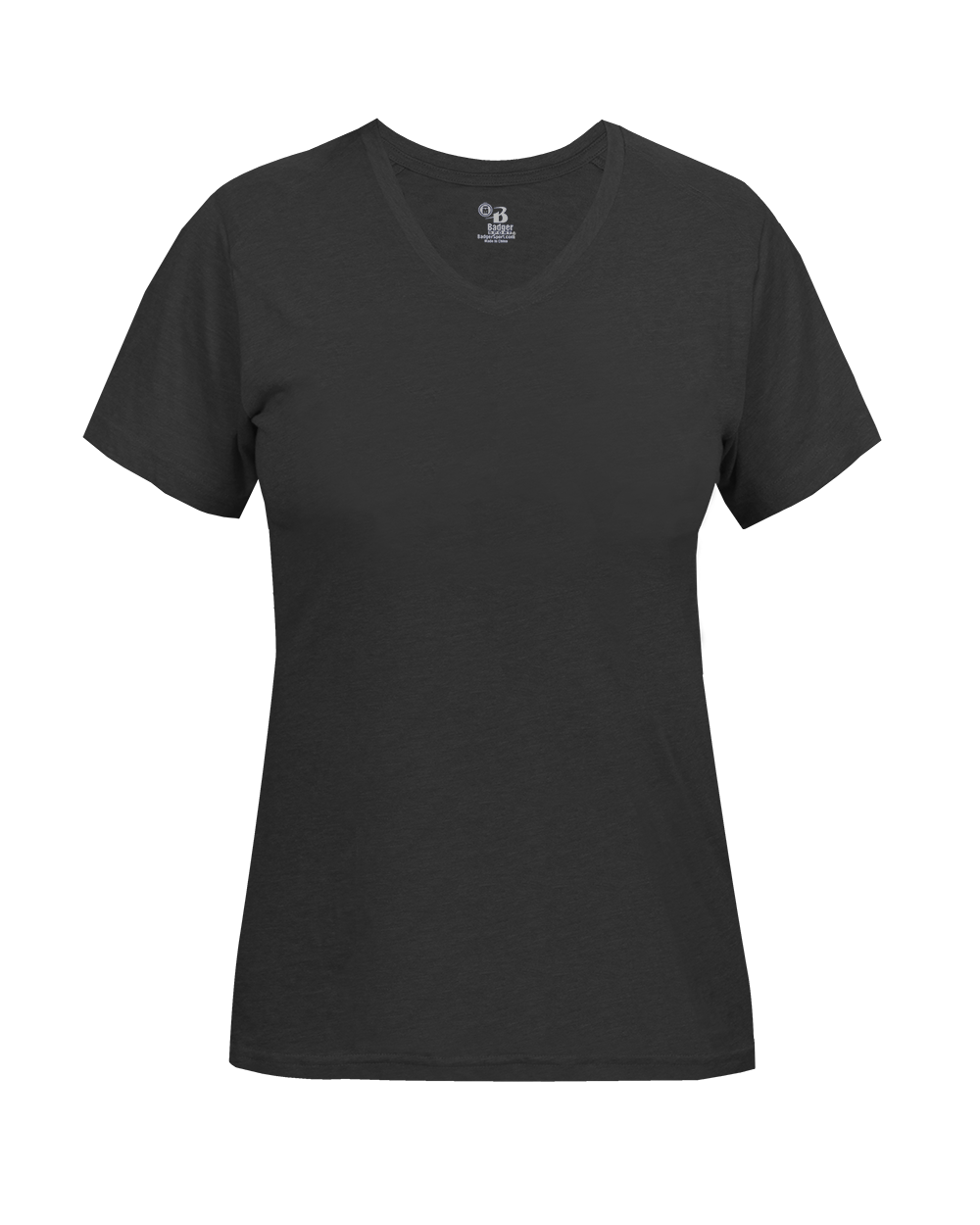 Badger Sport - LADIES TRI-BLEND V-NECK TEE (496200)