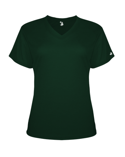 Badger Sport - LADIES TRI-BLEND V-NECK TEE (496200)