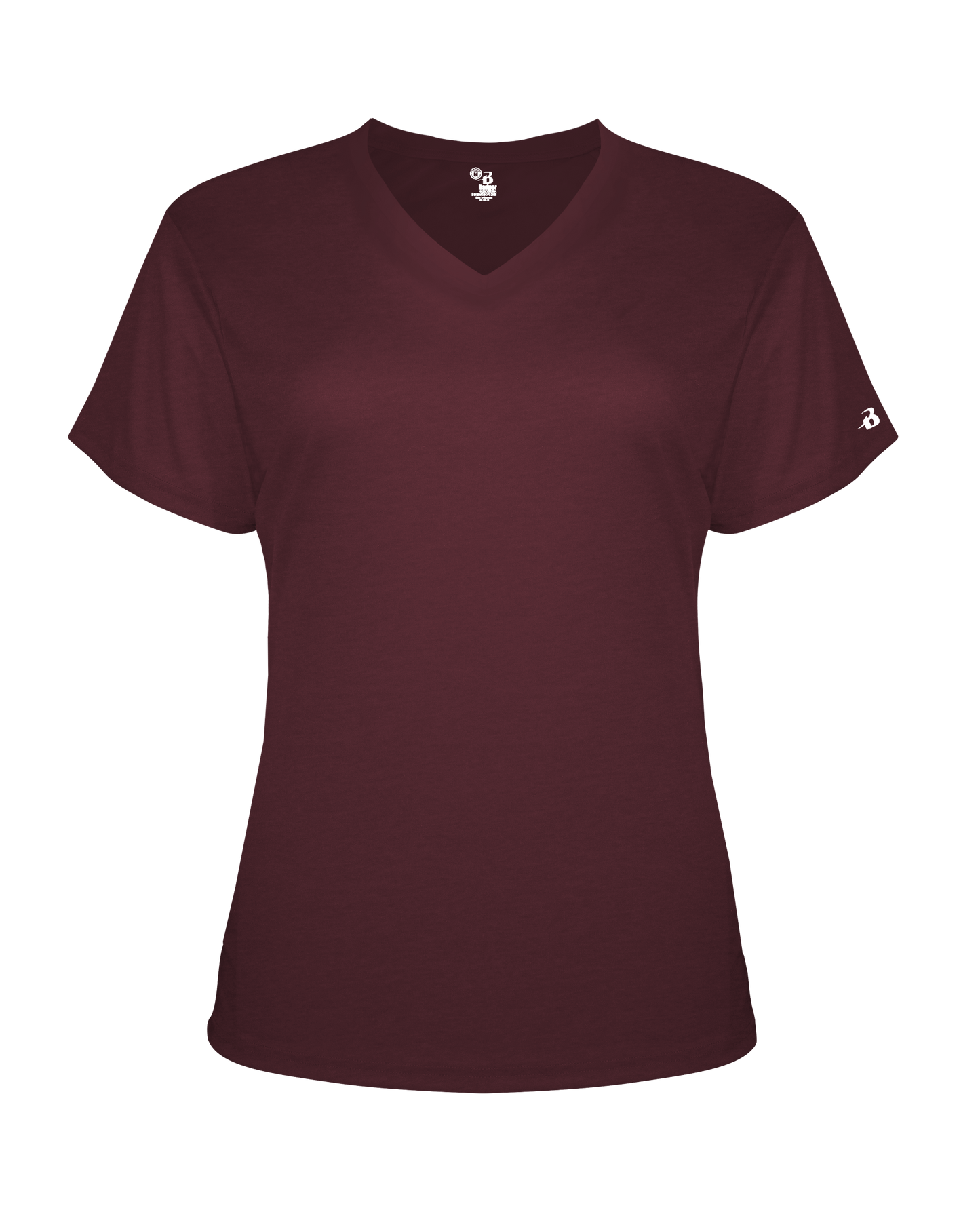 Badger Sport - LADIES TRI-BLEND V-NECK TEE (496200)