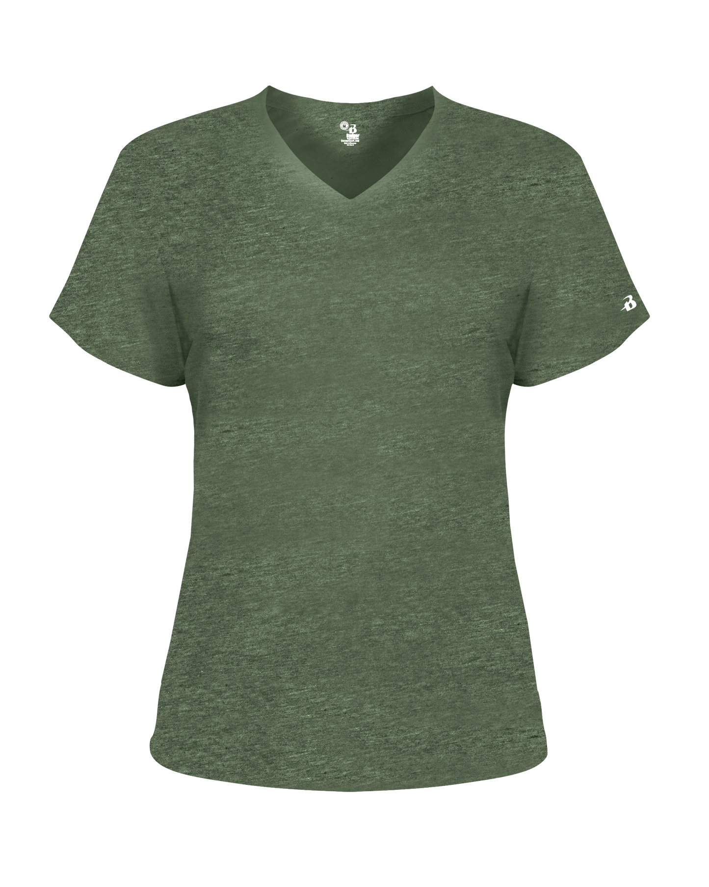 Badger Sport - LADIES TRI-BLEND V-NECK TEE (496200)