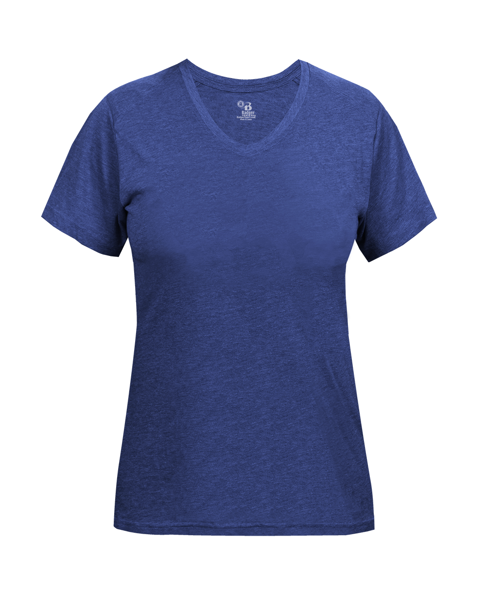 Badger Sport - LADIES TRI-BLEND V-NECK TEE (496200)