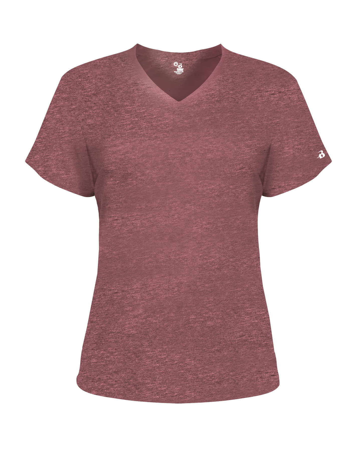 Badger Sport - LADIES TRI-BLEND V-NECK TEE (496200)