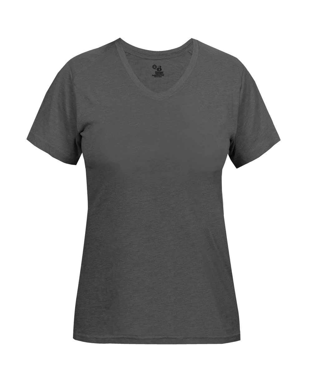 Badger Sport - LADIES TRI-BLEND V-NECK TEE (496200)