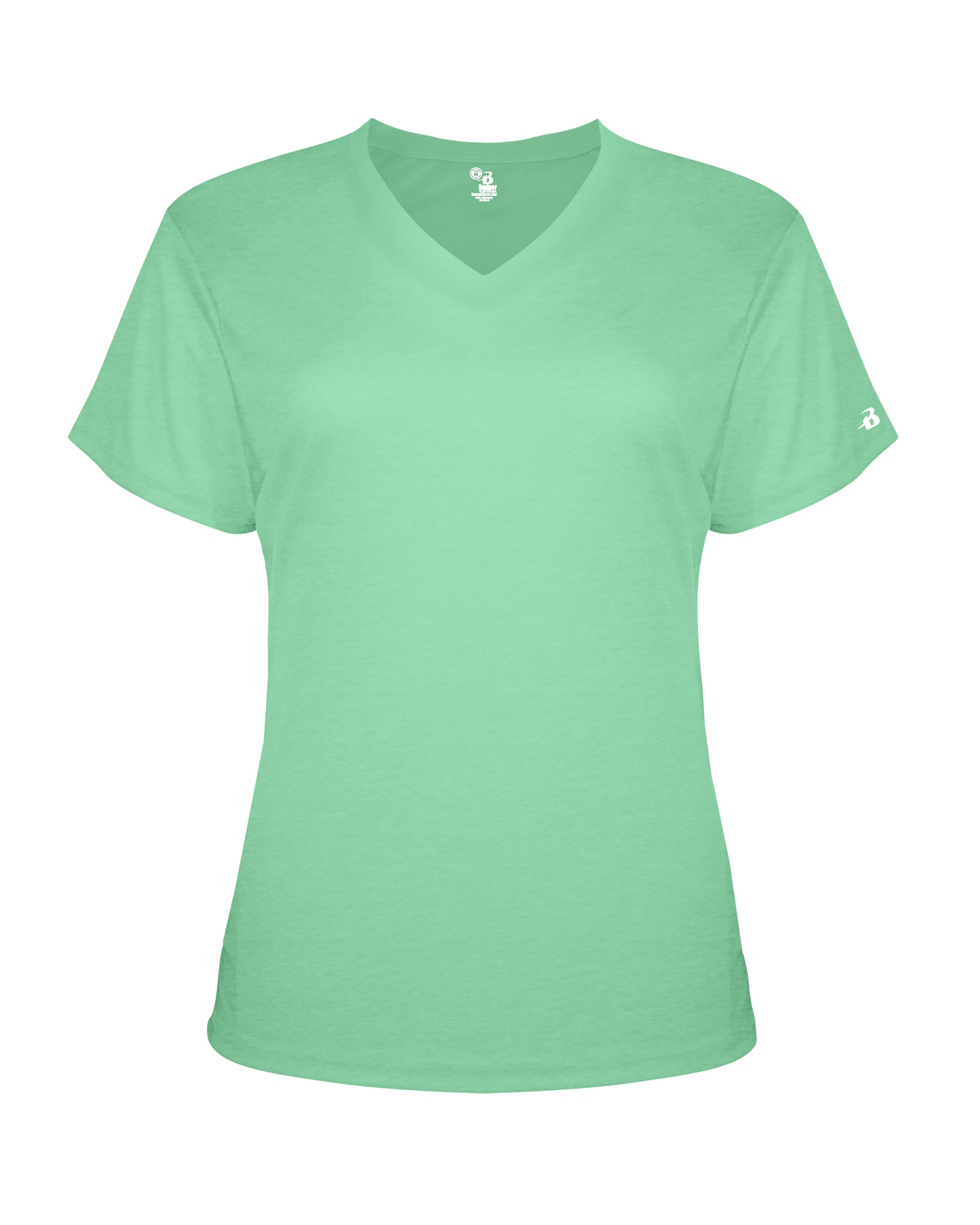 Badger Sport - LADIES TRI-BLEND V-NECK TEE (496200)