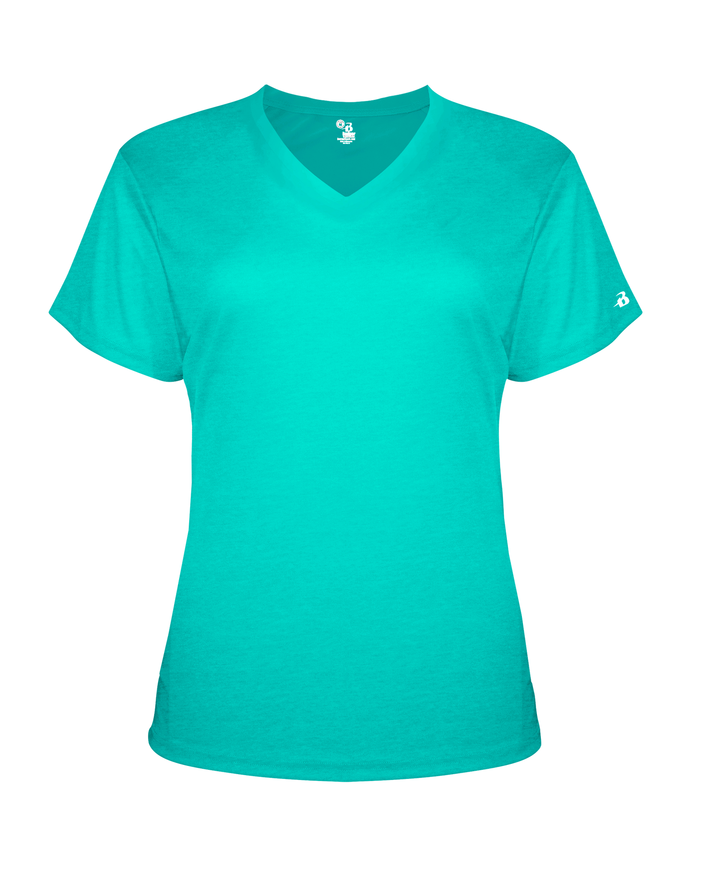 Badger Sport - LADIES TRI-BLEND V-NECK TEE (496200)