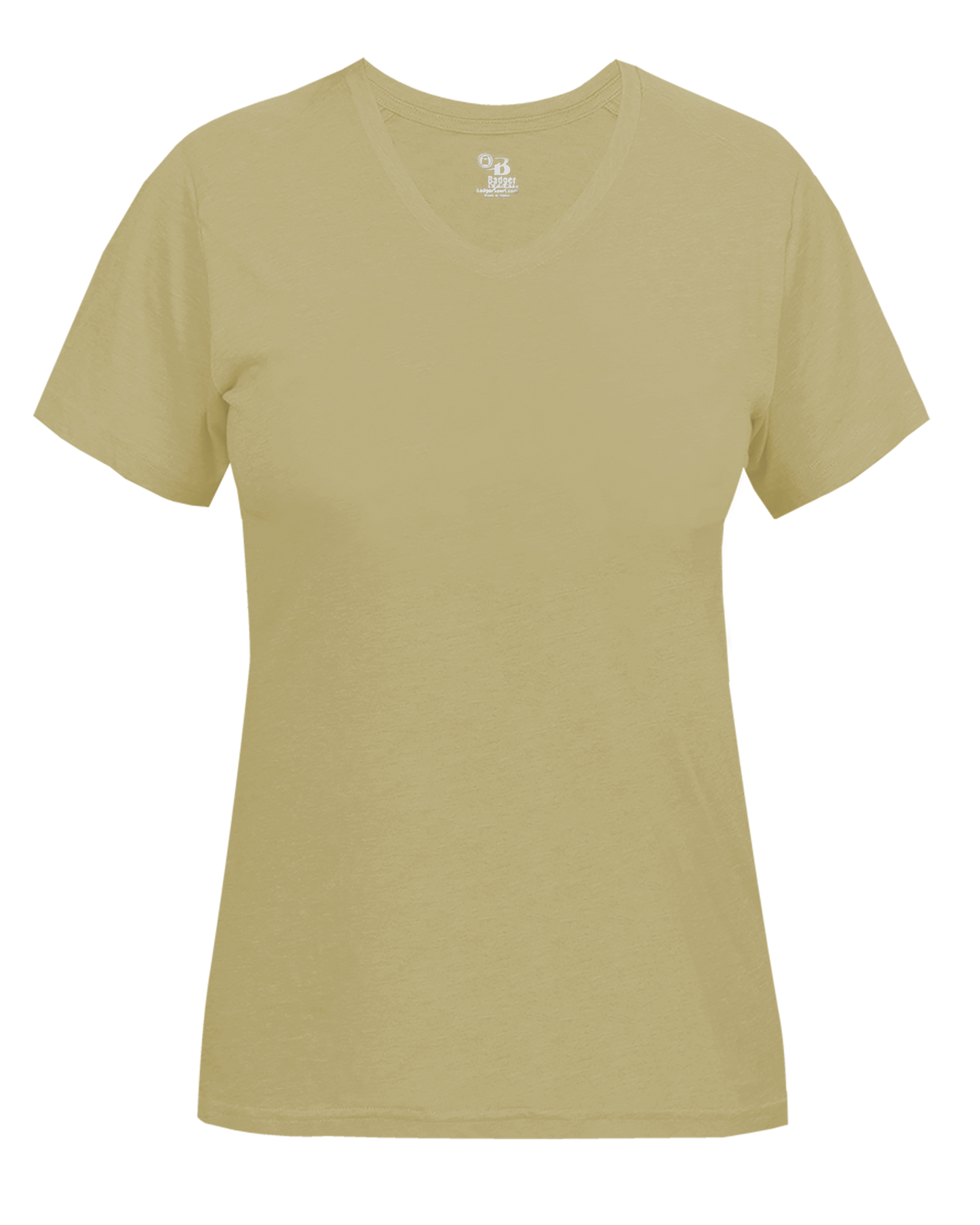 Badger Sport - LADIES TRI-BLEND V-NECK TEE (496200)
