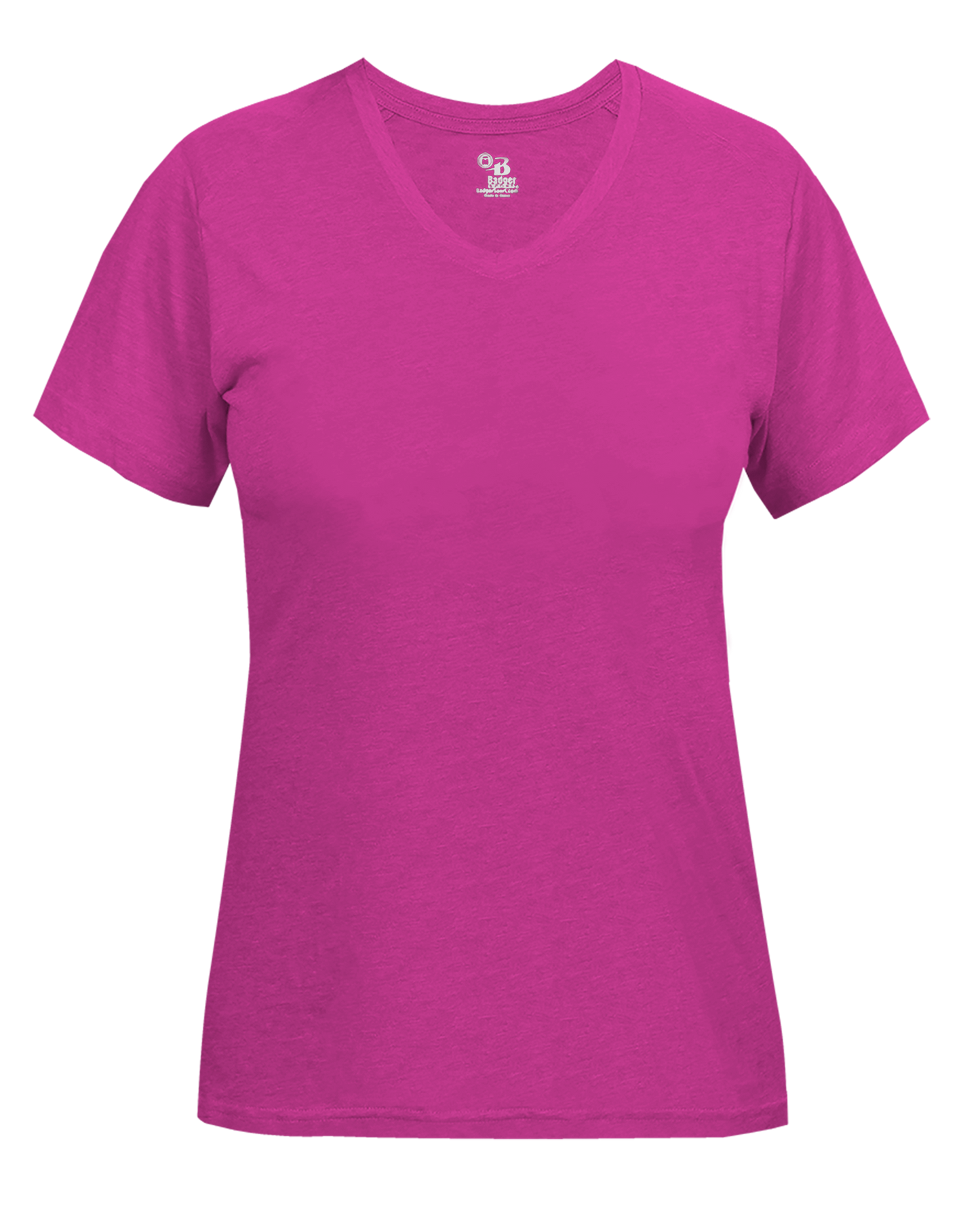 Badger Sport - LADIES TRI-BLEND V-NECK TEE (496200)